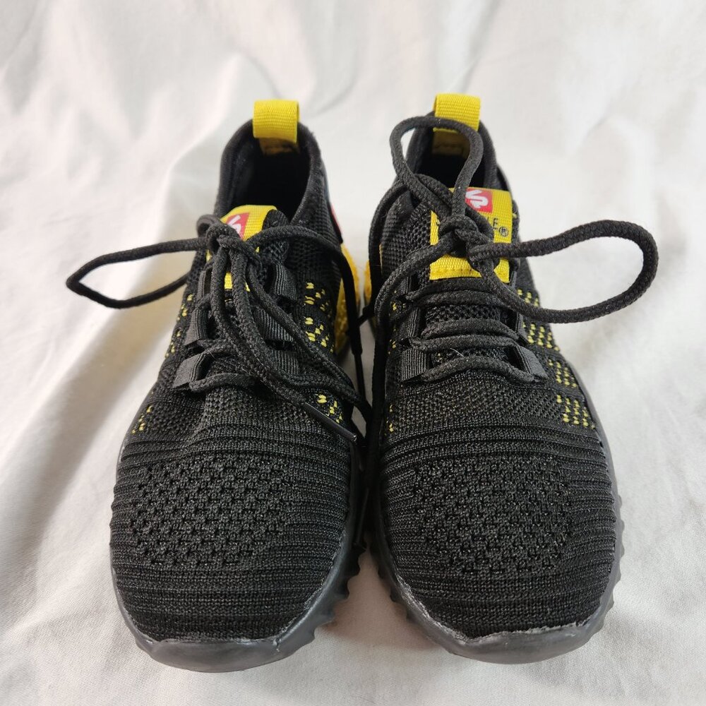 Southpole Kids Shoes Black Yellow Running Shoes Sneakers Size 9 Lace-Up EUC - Picture 2 of 12